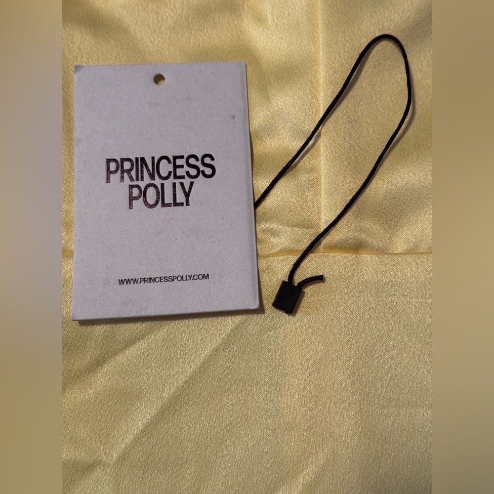 Princess Polly Della Mini Dress Butter Yellow - Picture 13 of 16
